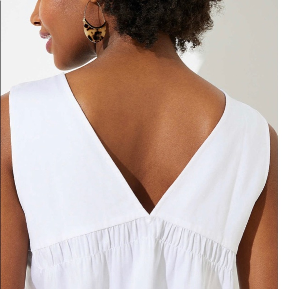 Loft white shirted back shell - Picture 2 of 6